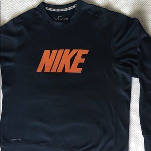 Nike Therma-Fit Performance Pullover - Navy Blue